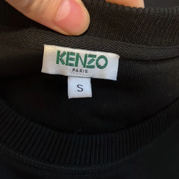 KENZO TIGER FACE CREW SWEAT
BLACK Size S Small - Picture 11 of 14